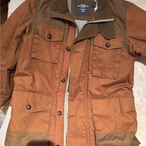 H&M Men's Brown Military Field Barn Jacket